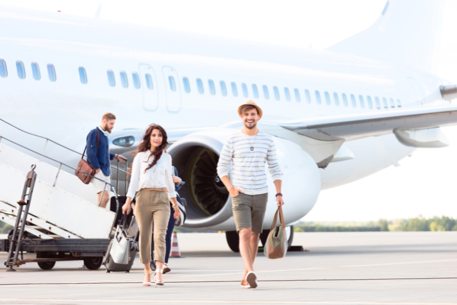 Tourist at the Airport